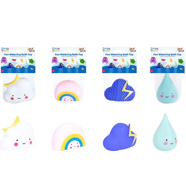 Children's Fun Watering Rain Cloud Bath Toy in Assorted Designs